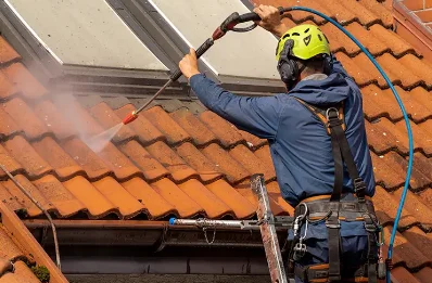 Démoussage et hydrofuge de toiture à Varogne